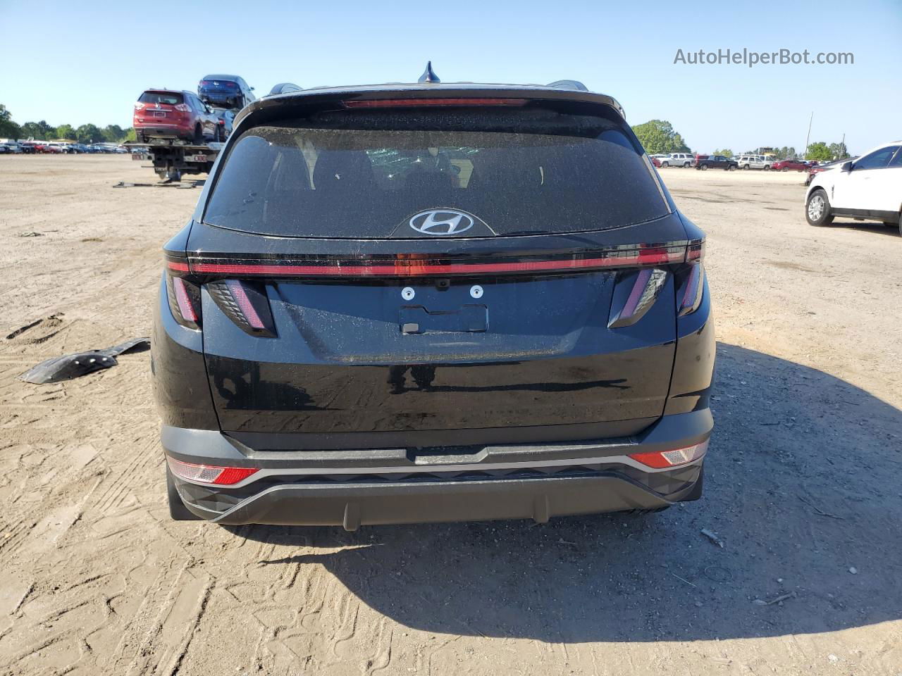 2022 Hyundai Tucson Sel Черный vin: 5NMJF3AE2NH135129