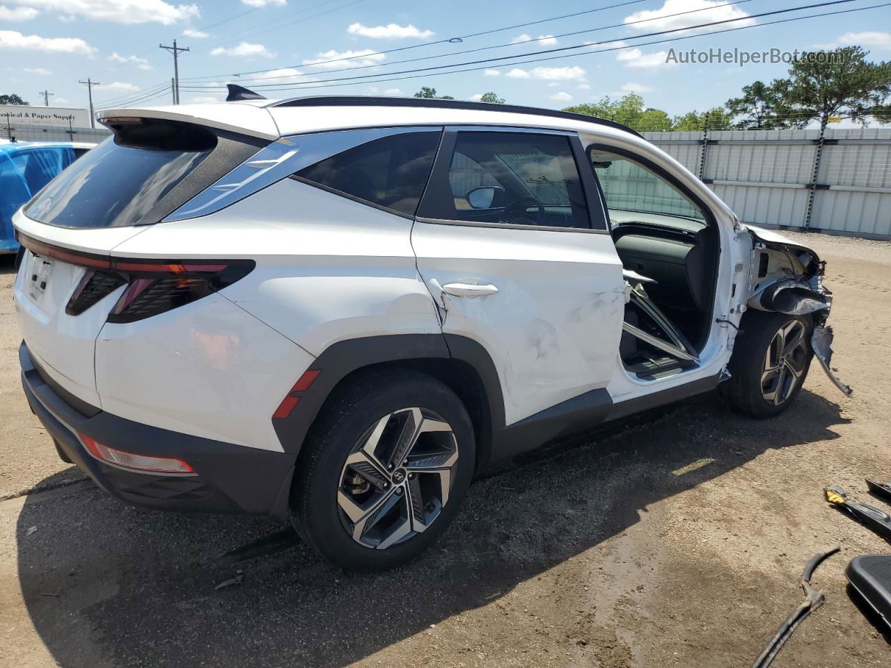 2022 Hyundai Tucson Sel Белый vin: 5NMJF3AE6NH054912