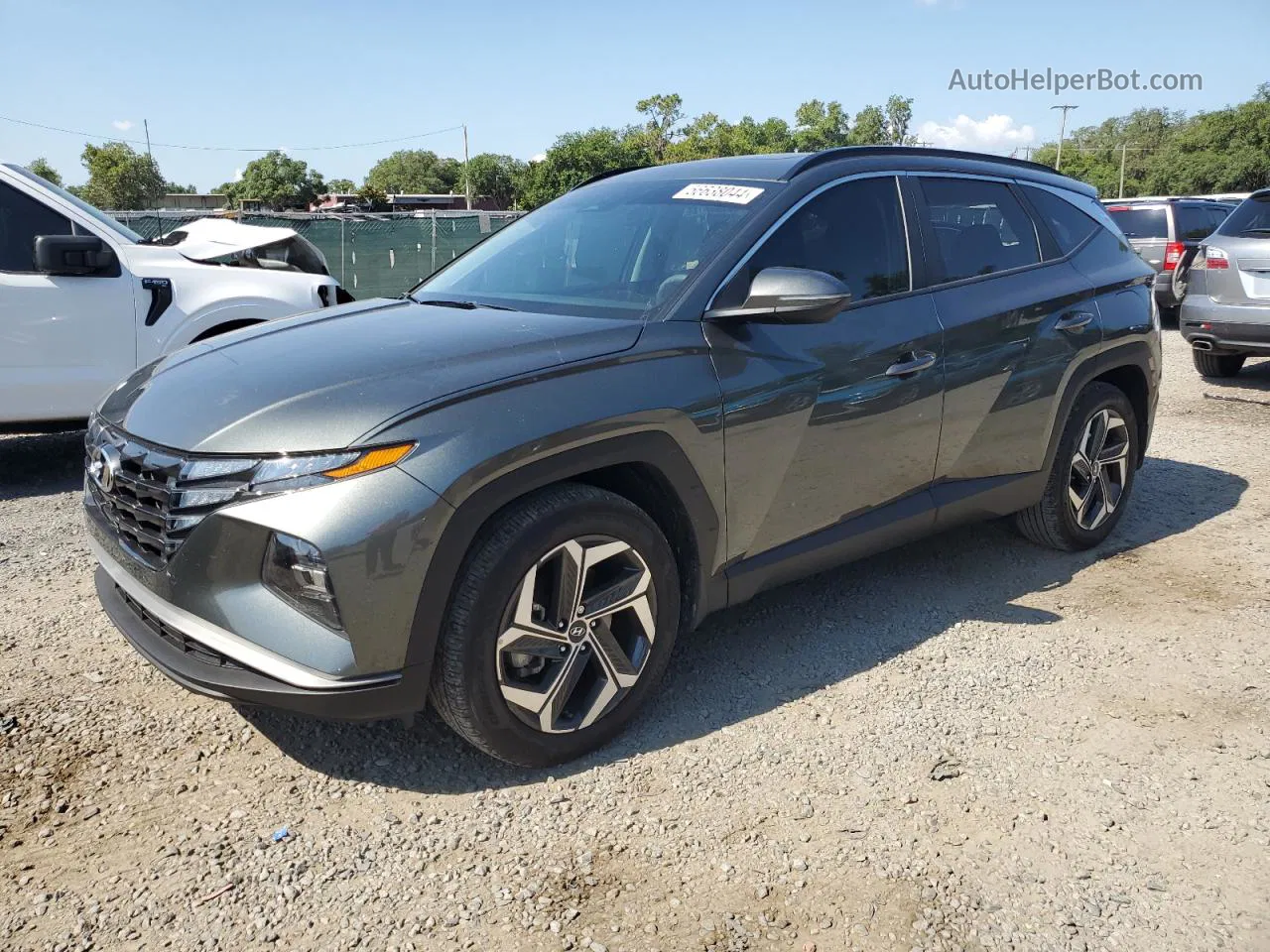 2022 Hyundai Tucson Sel Gray vin: 5NMJF3AE6NH099316