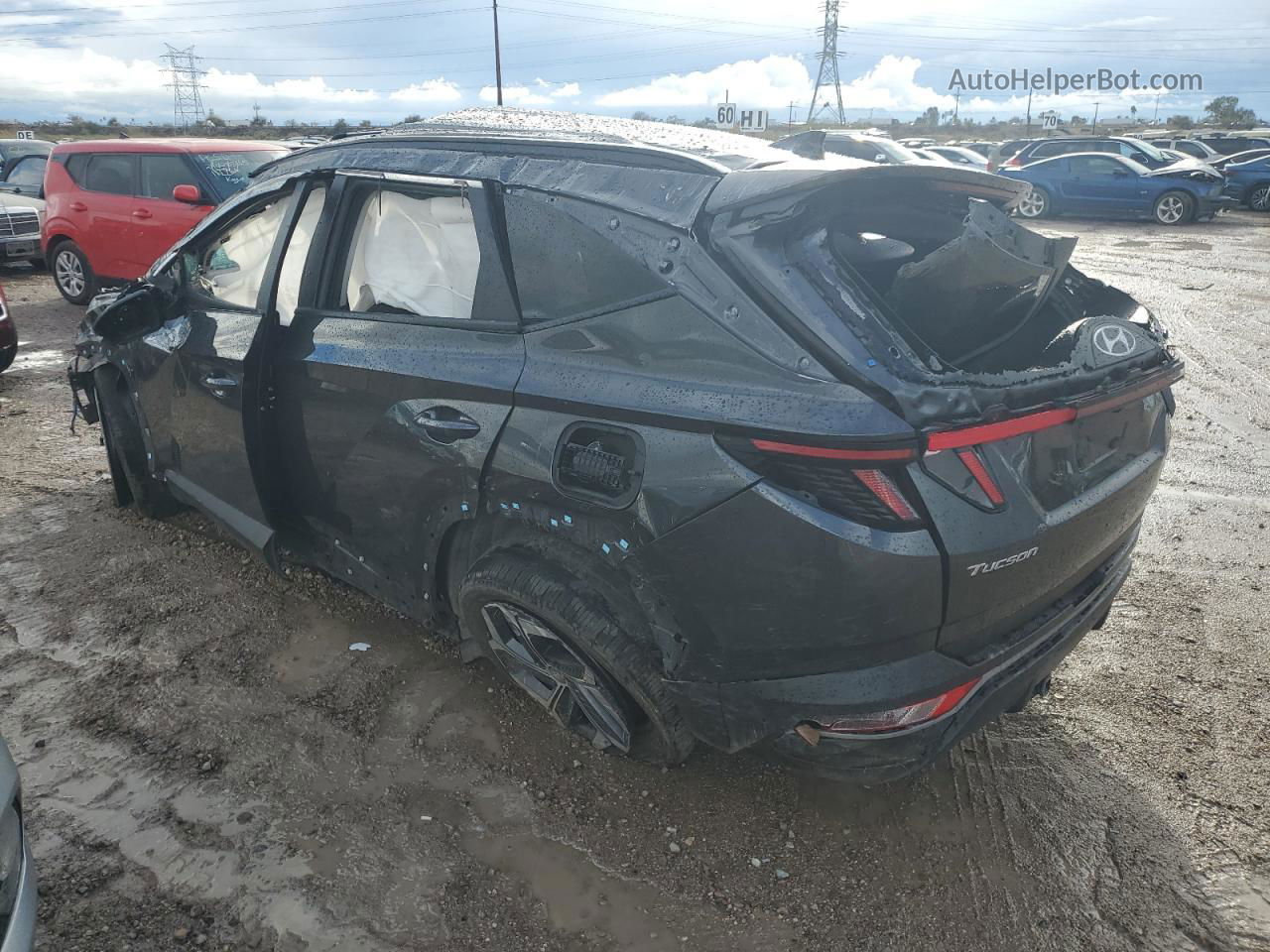 2022 Hyundai Tucson Sel Charcoal vin: 5NMJF3AE6NH132606