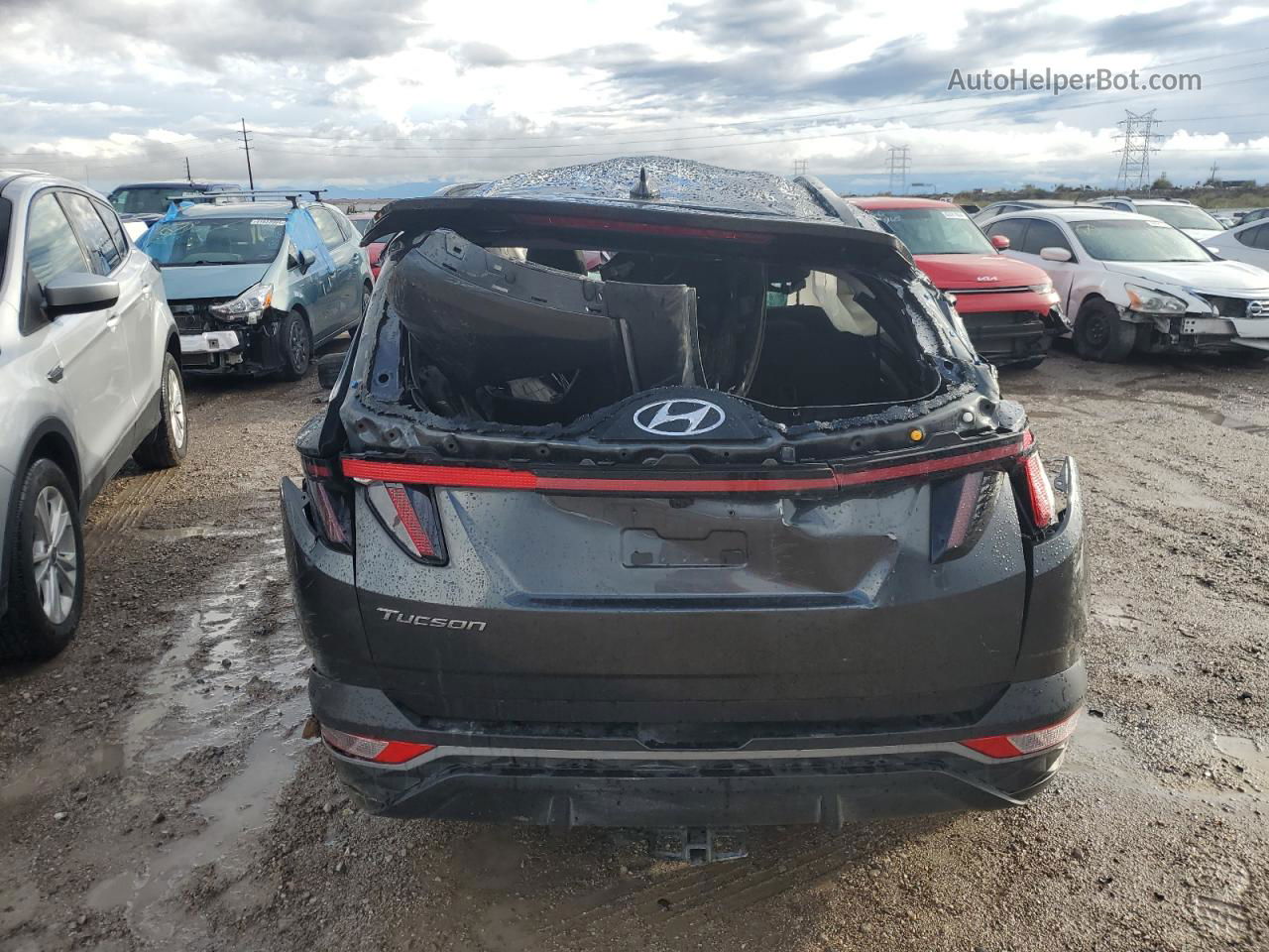 2022 Hyundai Tucson Sel Charcoal vin: 5NMJF3AE6NH132606