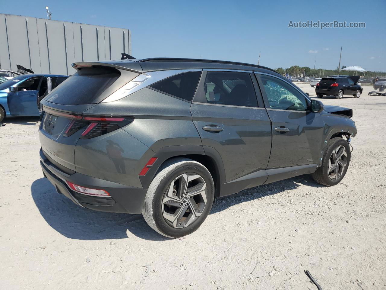 2022 Hyundai Tucson Sel Серый vin: 5NMJF3AE8NH007963