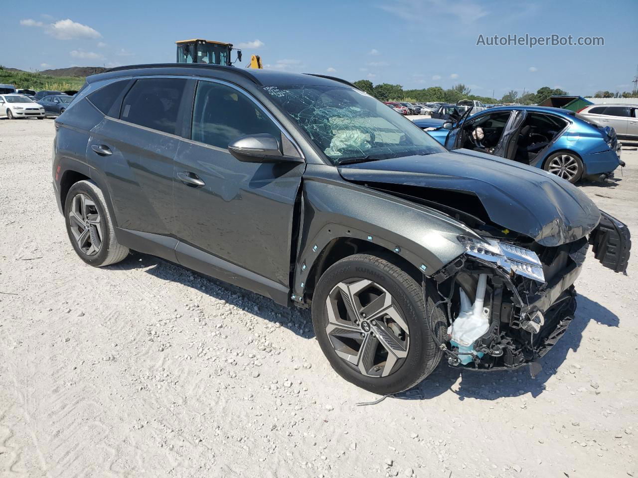 2022 Hyundai Tucson Sel Gray vin: 5NMJF3AE8NH007963