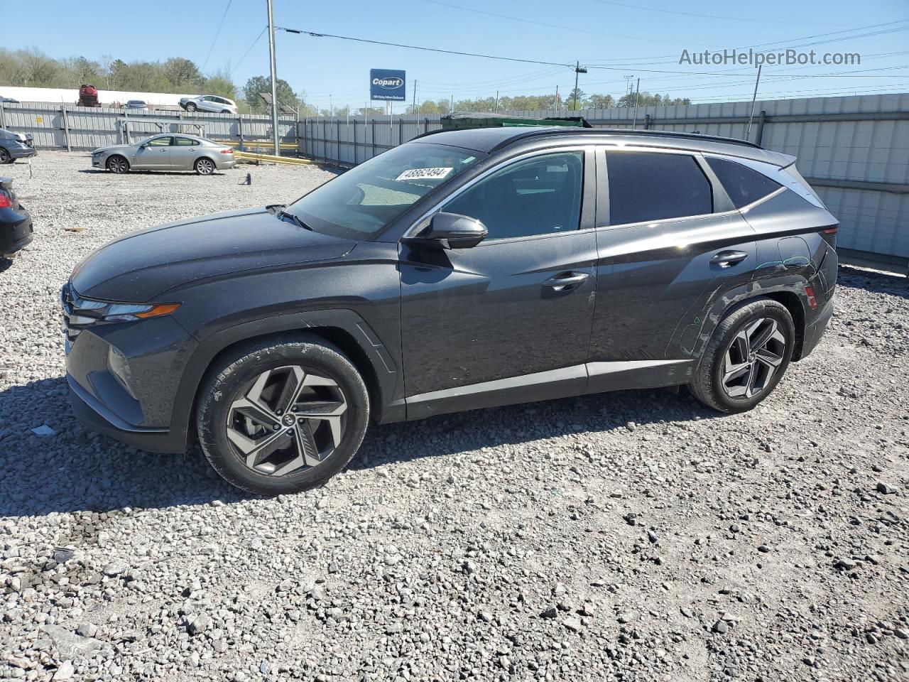 2022 Hyundai Tucson Sel Gray vin: 5NMJF3AE8NH083652