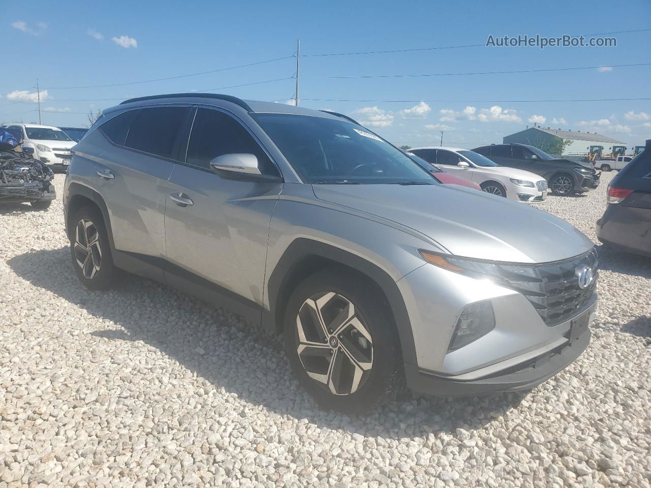 2022 Hyundai Tucson Sel Silver vin: 5NMJF3AE9NH140232