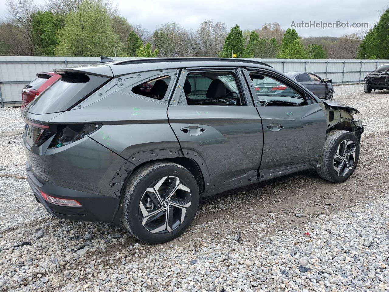 2022 Hyundai Tucson Sel Silver vin: 5NMJF3AEXNH098833