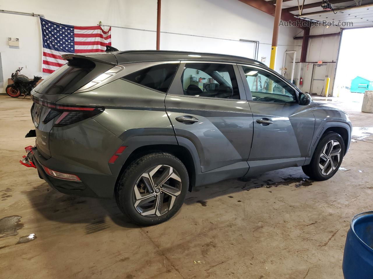 2022 Hyundai Tucson Sel Gray vin: 5NMJFCAE0NH098761