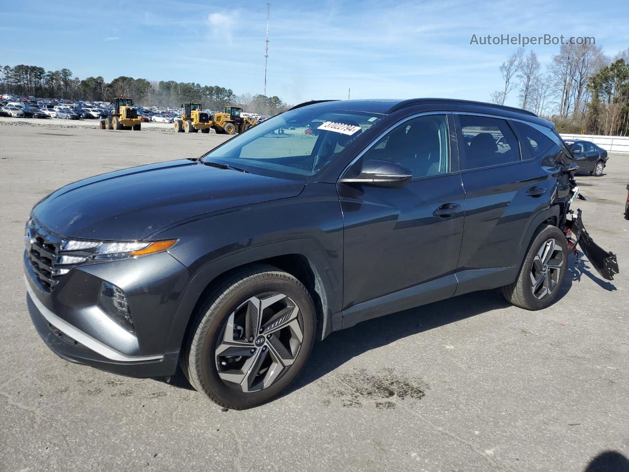 2022 Hyundai Tucson Sel Charcoal vin: 5NMJFCAE0NH121794