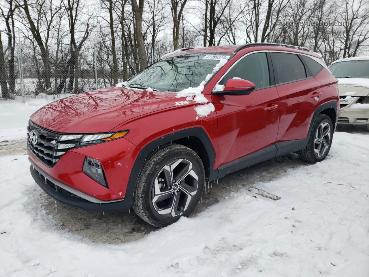 2022 Hyundai Tucson Sel Red vin: 5NMJFCAE1NH054509