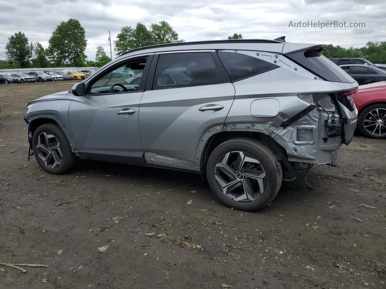 2022 Hyundai Tucson Sel Серебряный vin: 5NMJFCAE1NH077028