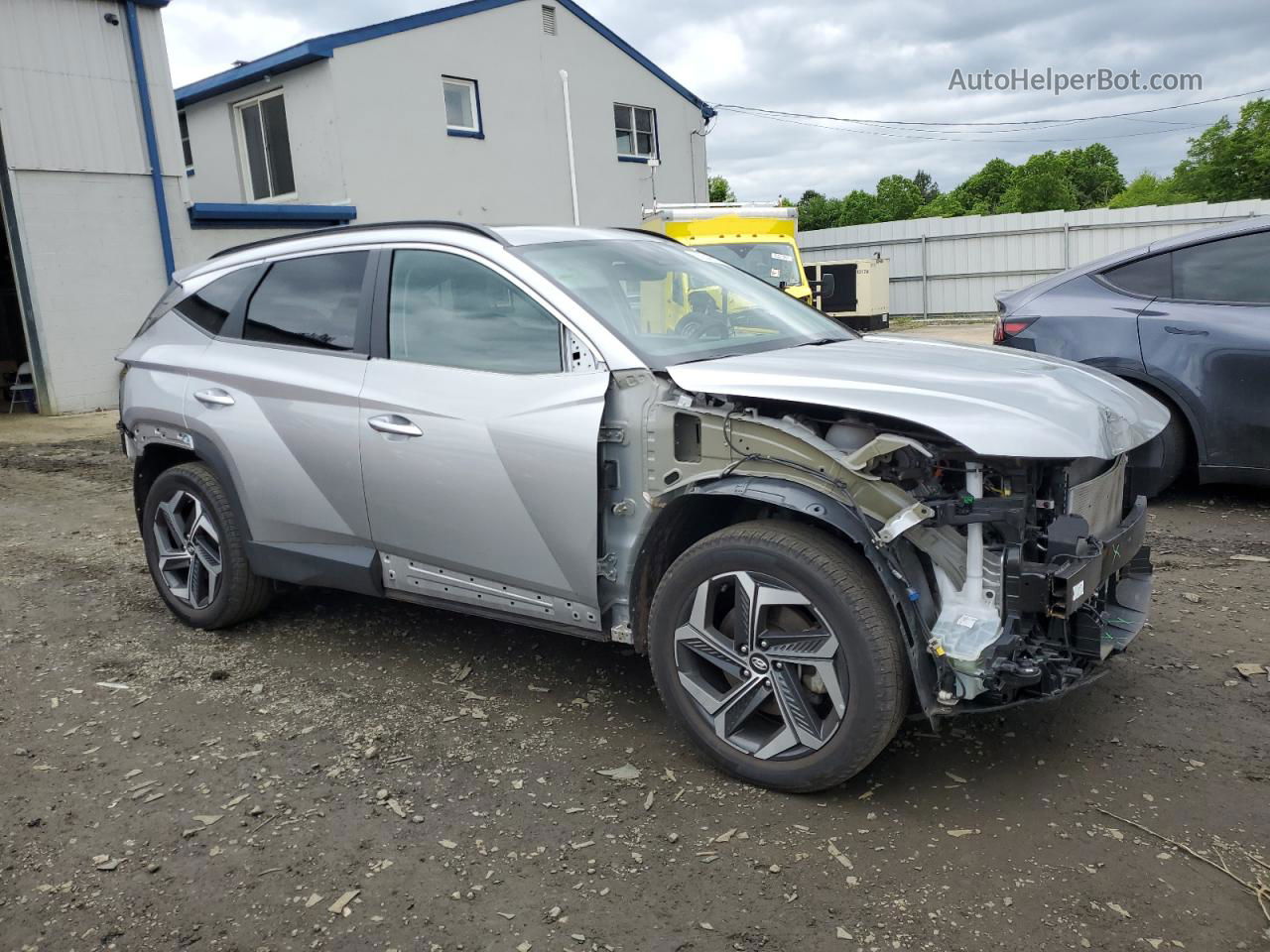 2022 Hyundai Tucson Sel Silver vin: 5NMJFCAE1NH077028