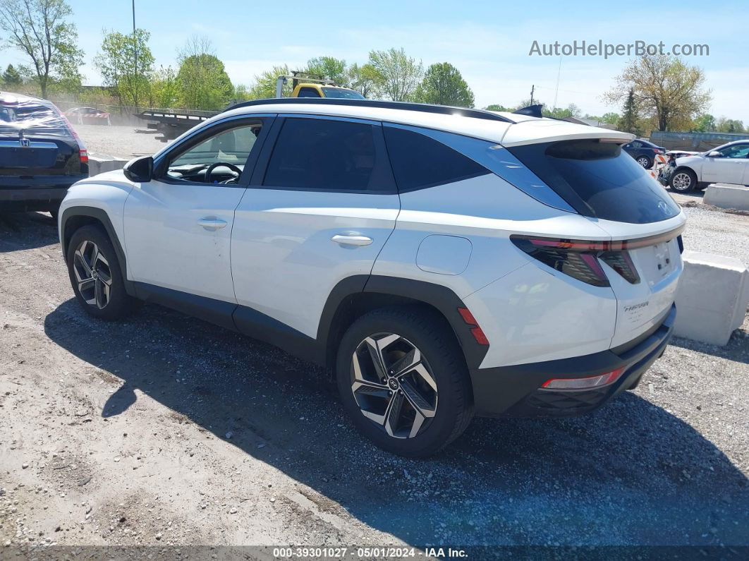 2022 Hyundai Tucson Sel White vin: 5NMJFCAE2NH021101