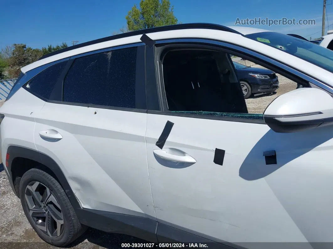 2022 Hyundai Tucson Sel White vin: 5NMJFCAE2NH021101