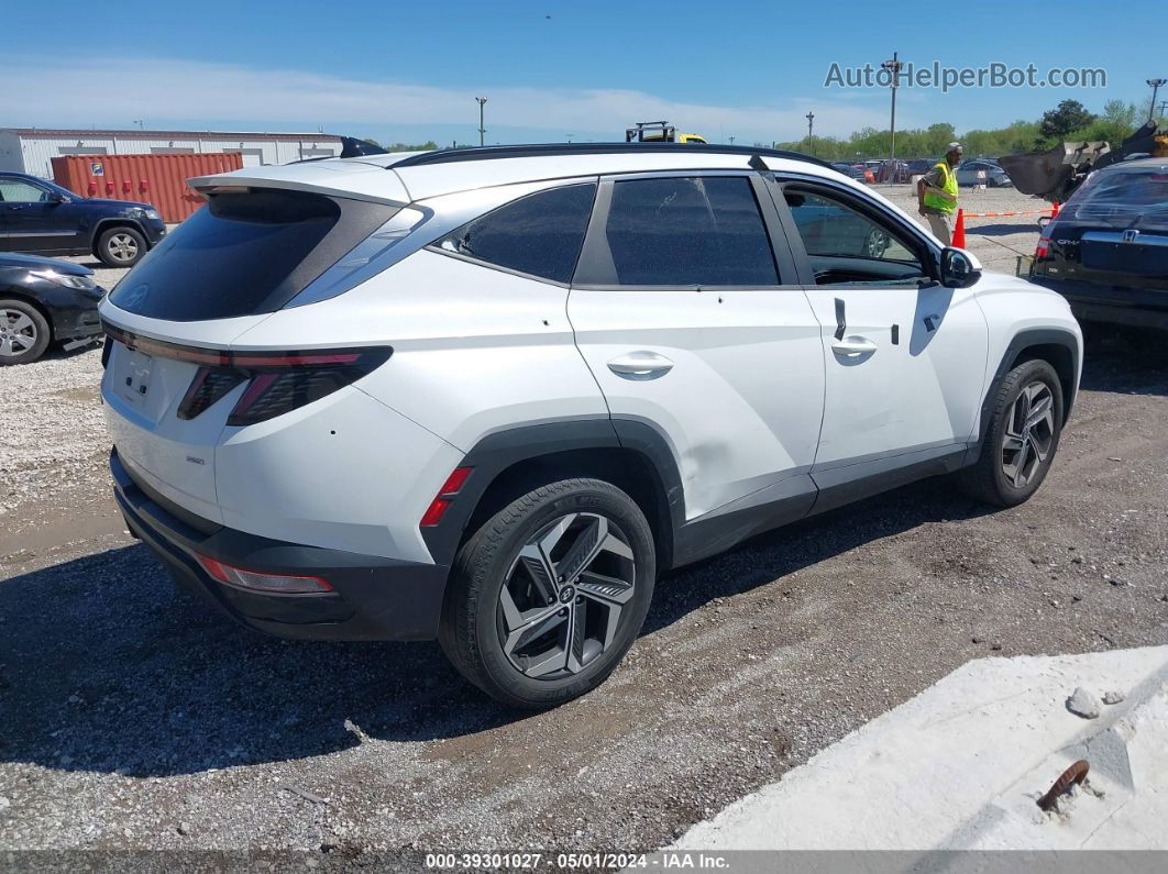 2022 Hyundai Tucson Sel White vin: 5NMJFCAE2NH021101