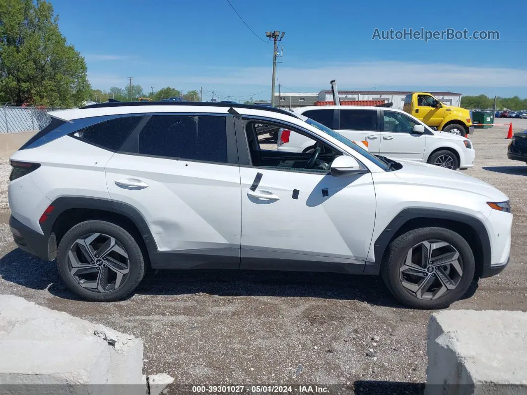 2022 Hyundai Tucson Sel White vin: 5NMJFCAE2NH021101