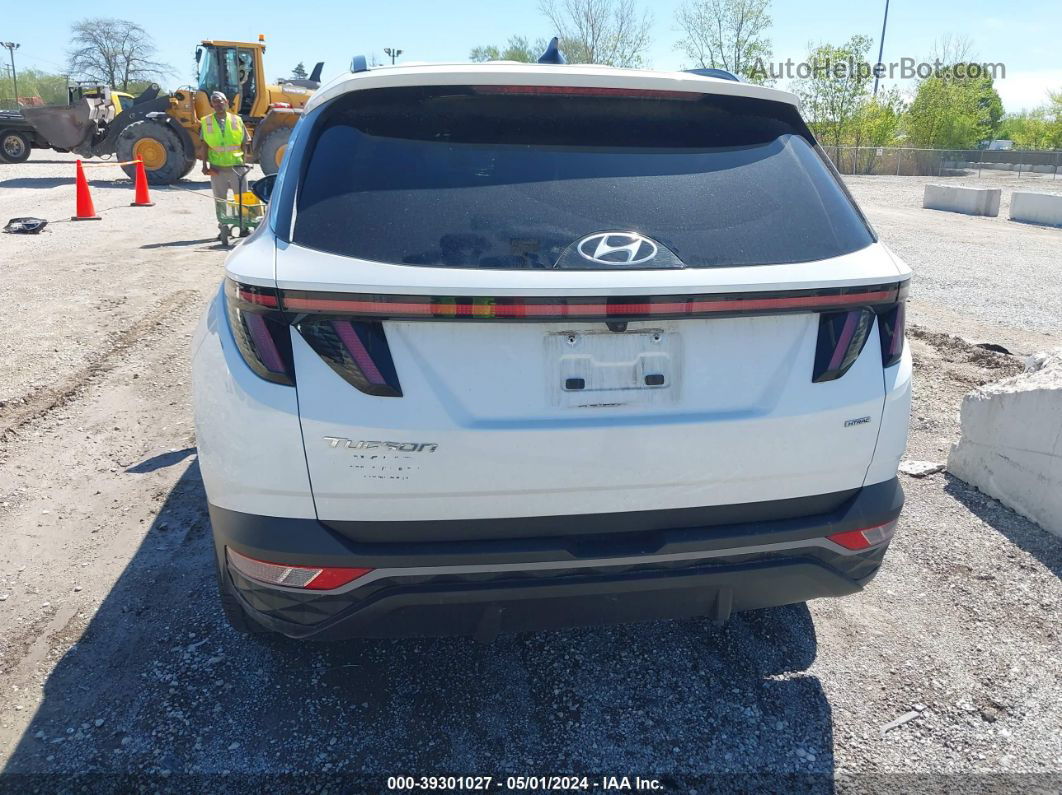 2022 Hyundai Tucson Sel White vin: 5NMJFCAE2NH021101