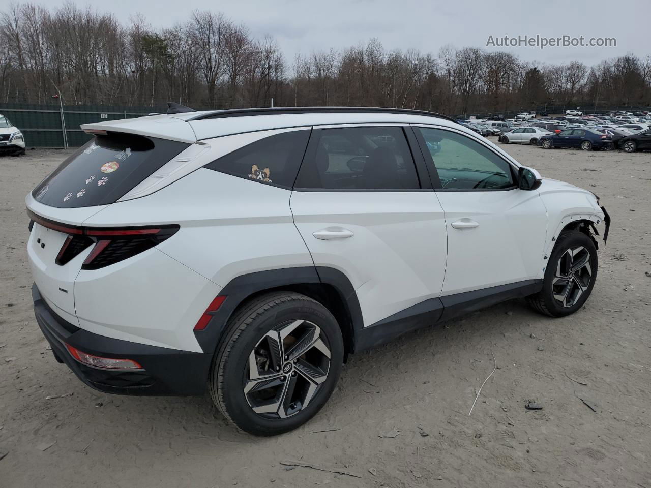 2022 Hyundai Tucson Sel Белый vin: 5NMJFCAE2NH078057