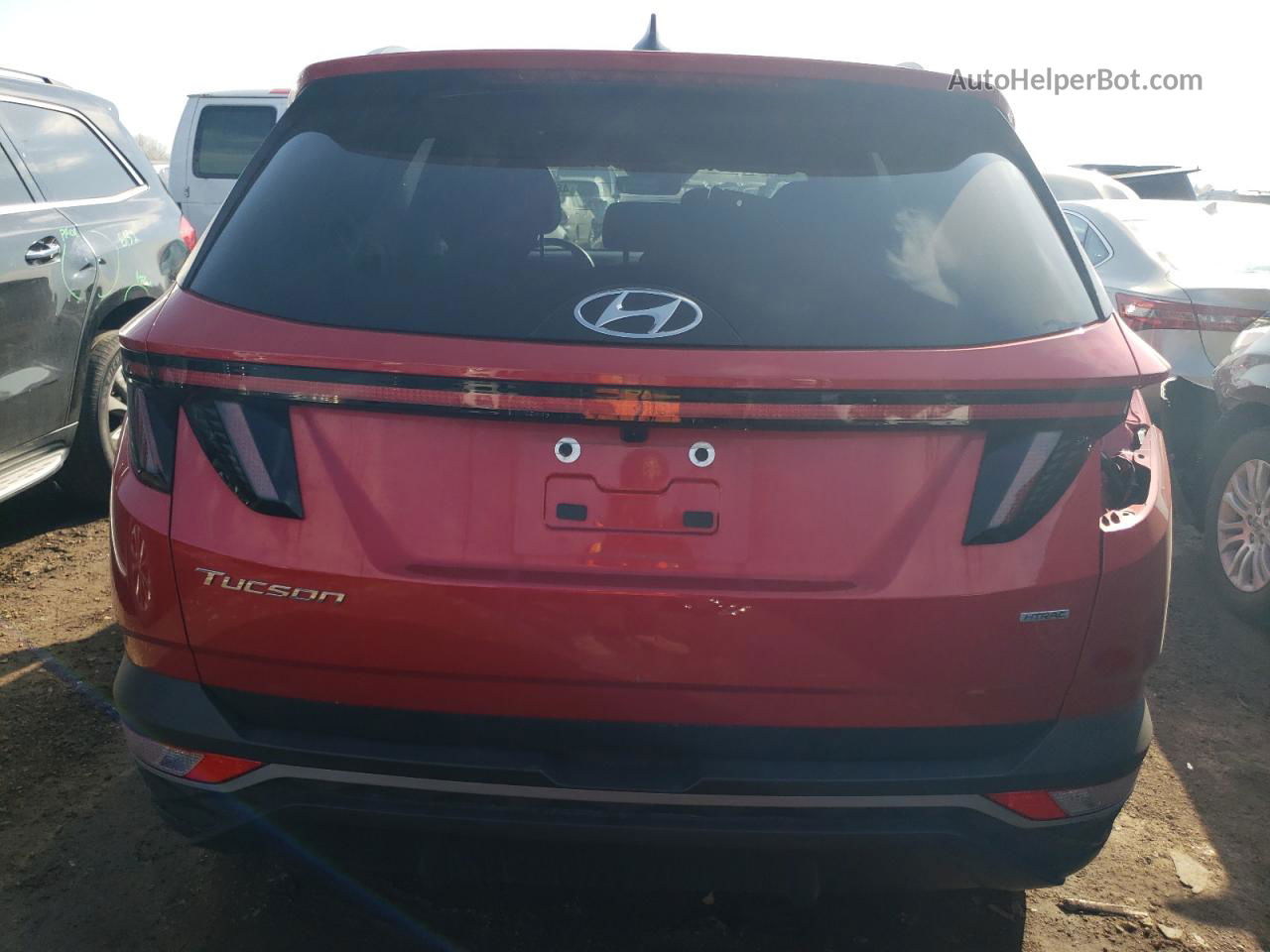 2022 Hyundai Tucson Sel Red vin: 5NMJFCAE5NH083737