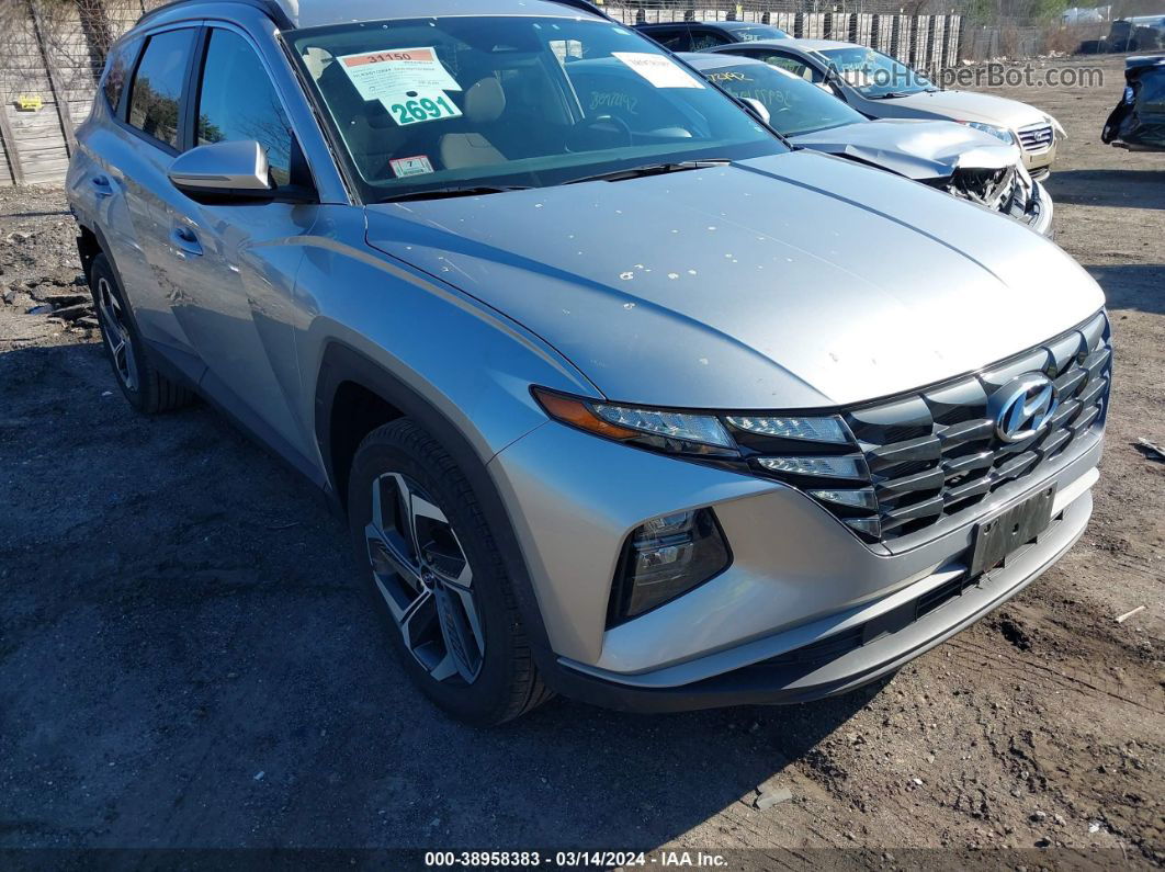 2022 Hyundai Tucson Sel Silver vin: 5NMJFCAE6NH135201