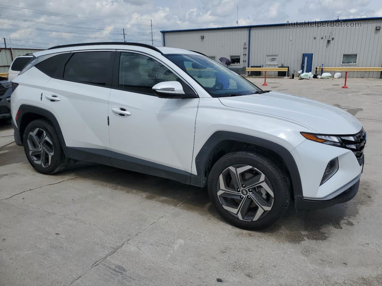 2022 Hyundai Tucson Sel White vin: 5NMJFCAE8NH127892