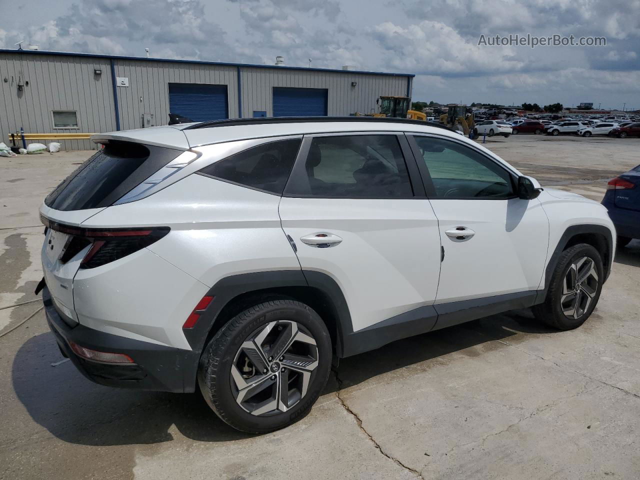 2022 Hyundai Tucson Sel White vin: 5NMJFCAE8NH127892