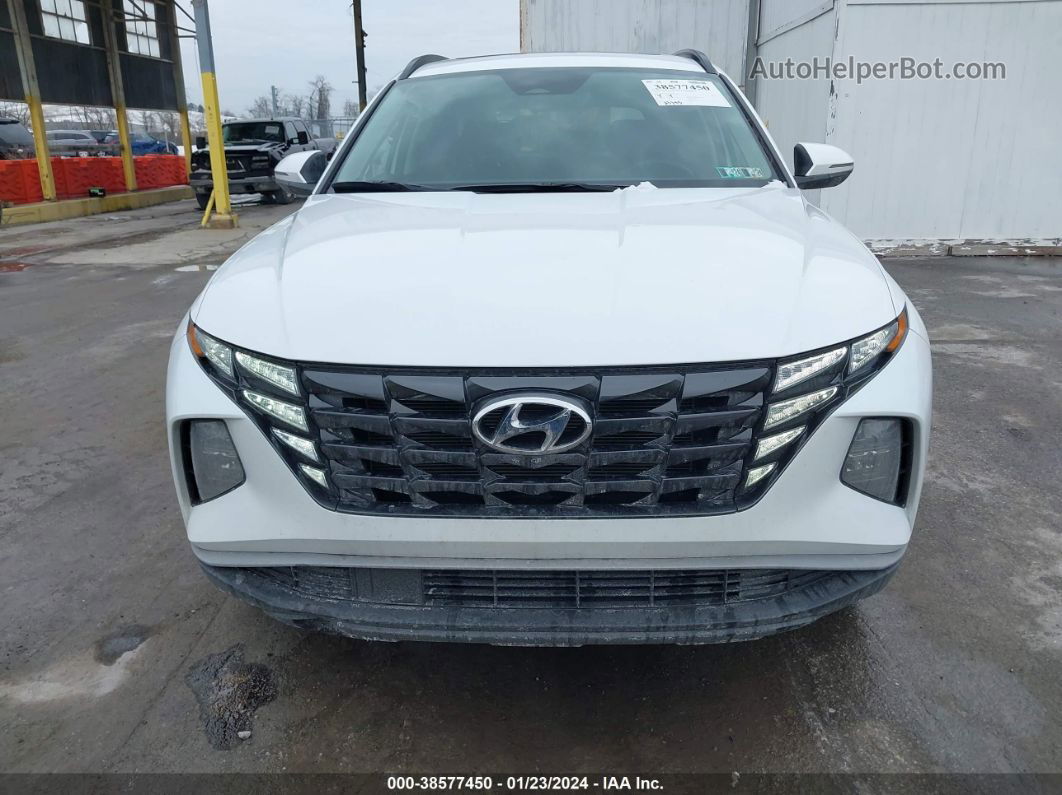 2022 Hyundai Tucson Sel White vin: 5NMJFCAE9NH047808