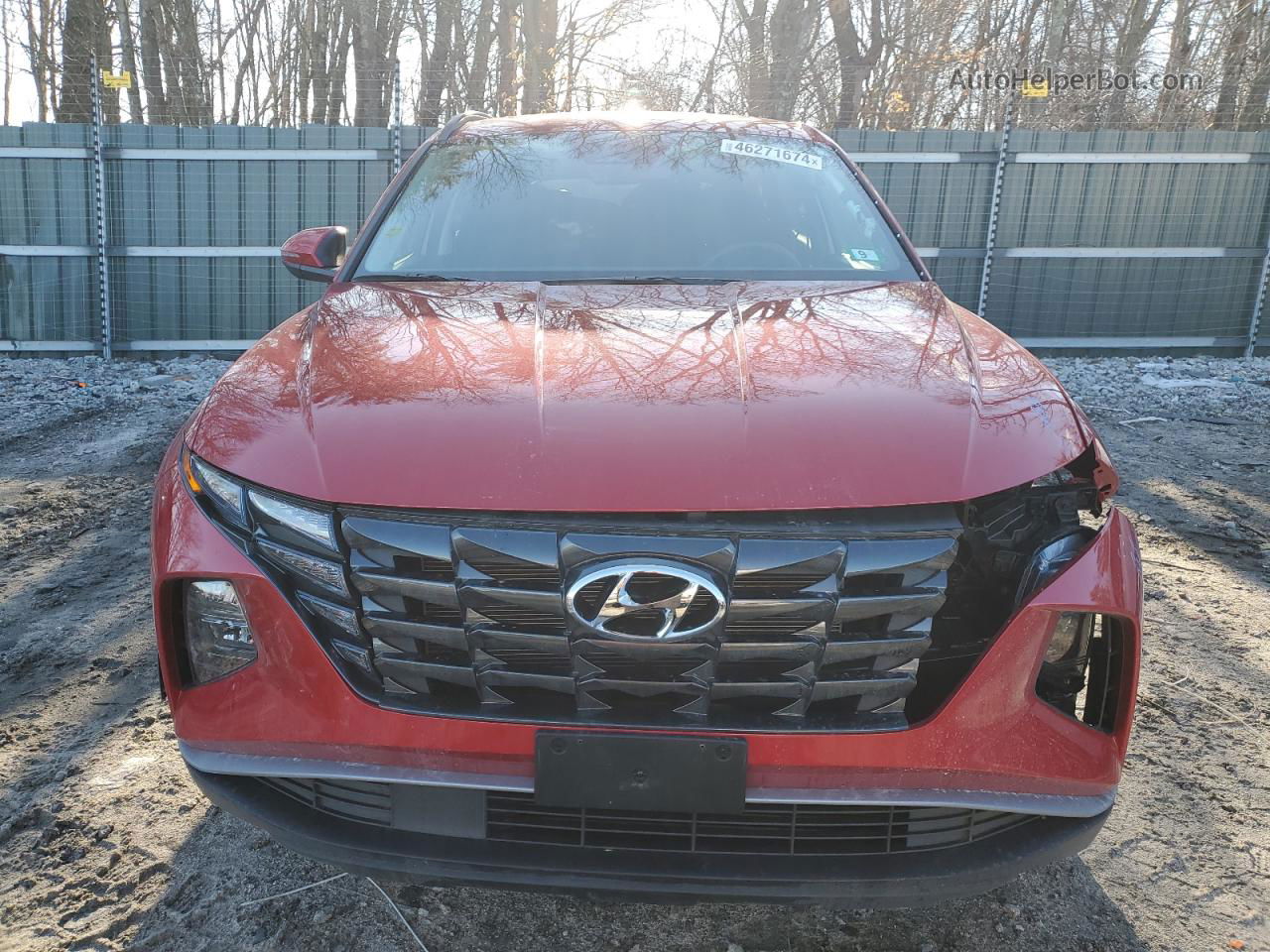 2022 Hyundai Tucson Sel Red vin: 5NMJFCAE9NH050790