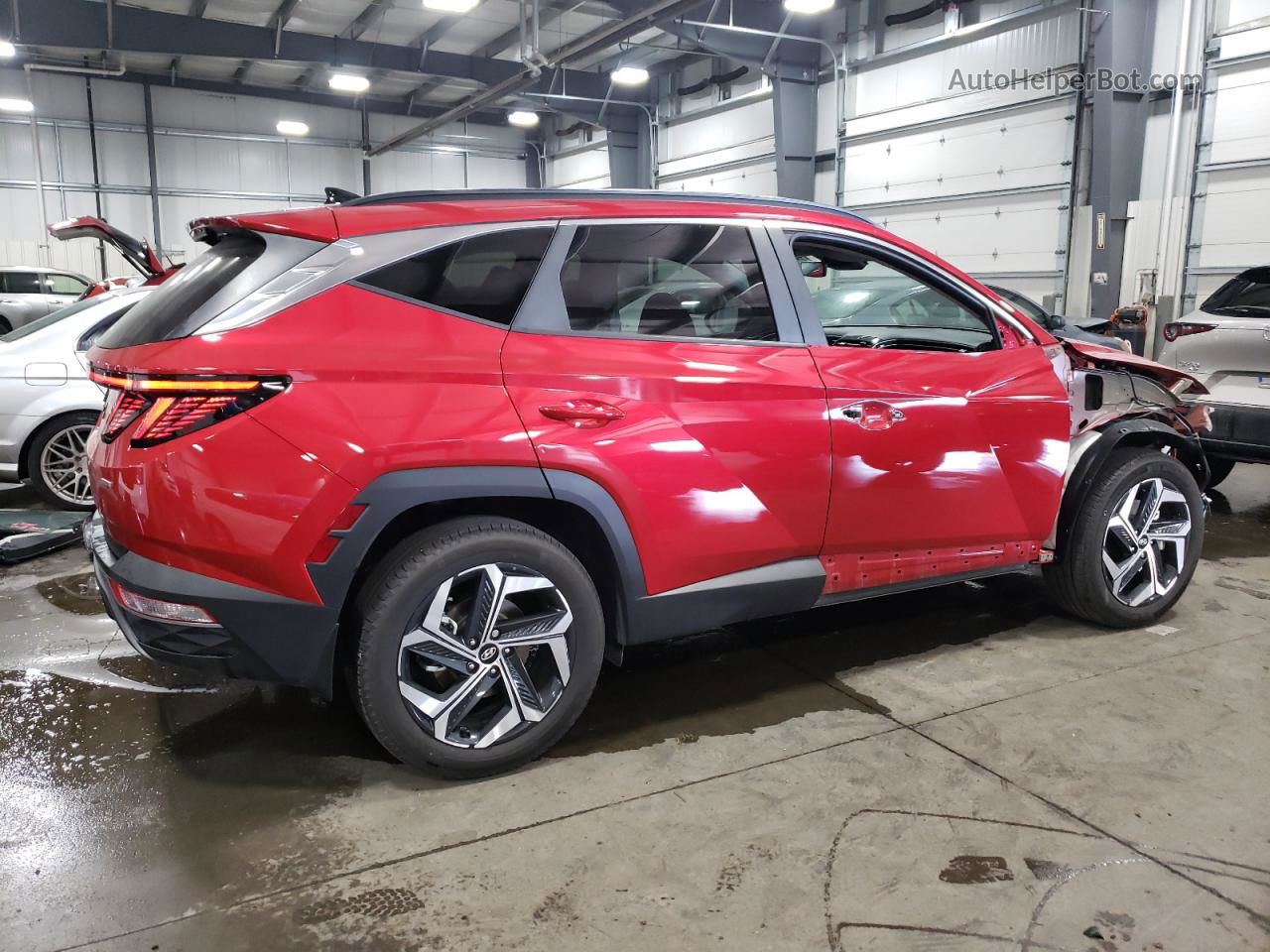 2022 Hyundai Tucson Sel Red vin: 5NMJFCAE9NH129537