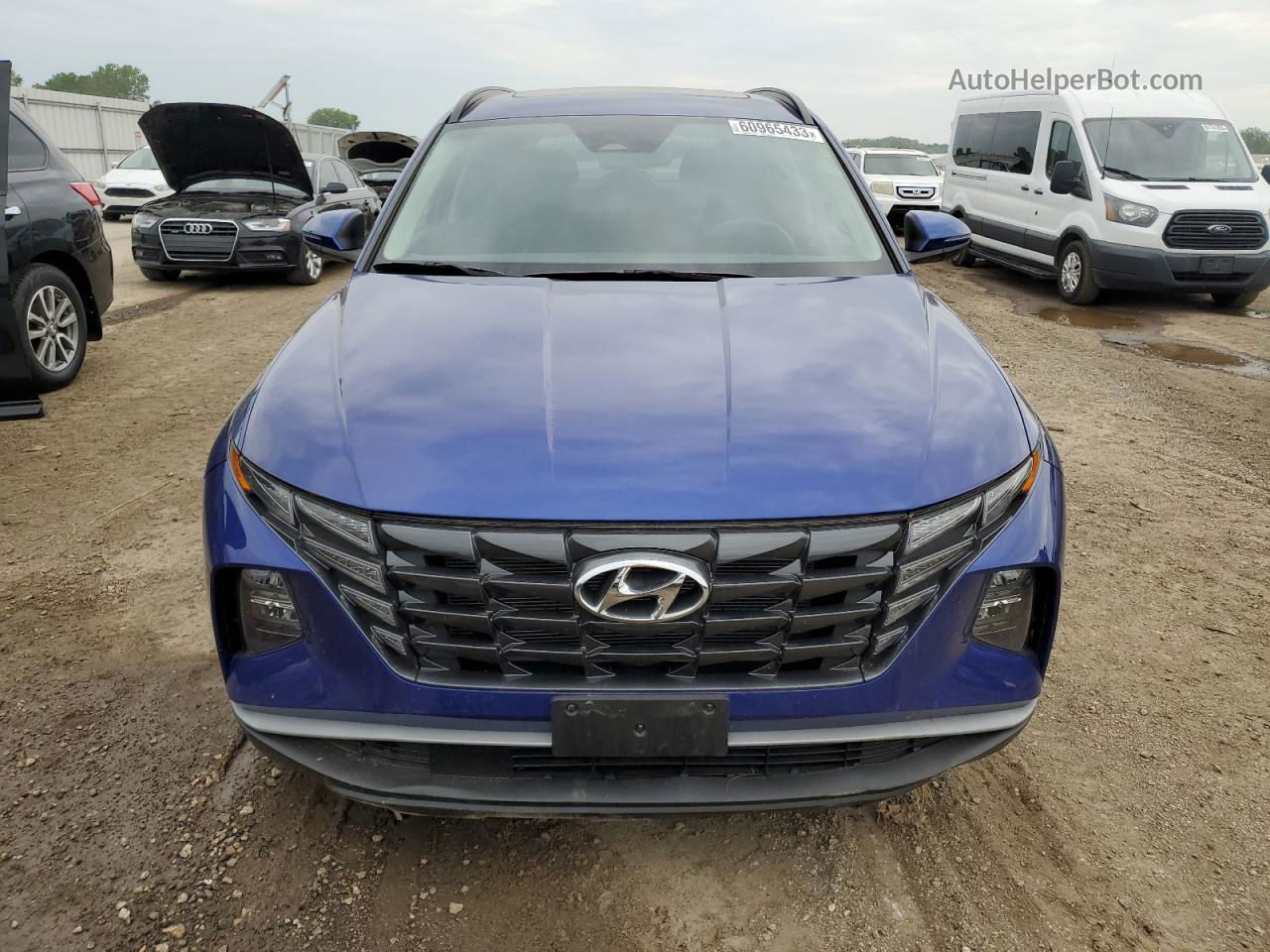 2022 Hyundai Tucson Sel Blue vin: 5NMJFCAEXNH015367