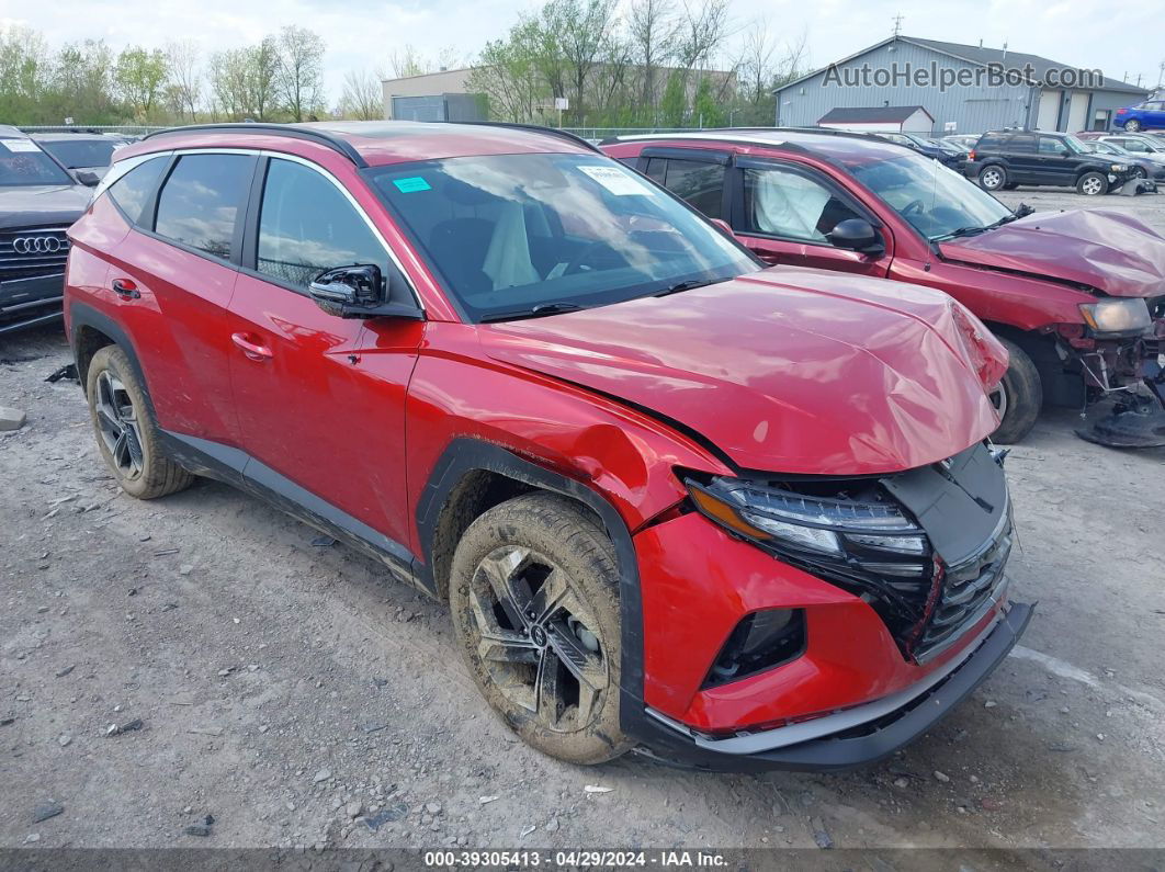 2022 Hyundai Tucson Sel Red vin: 5NMJFCAEXNH132107