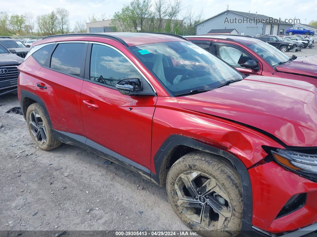 2022 Hyundai Tucson Sel Red vin: 5NMJFCAEXNH132107