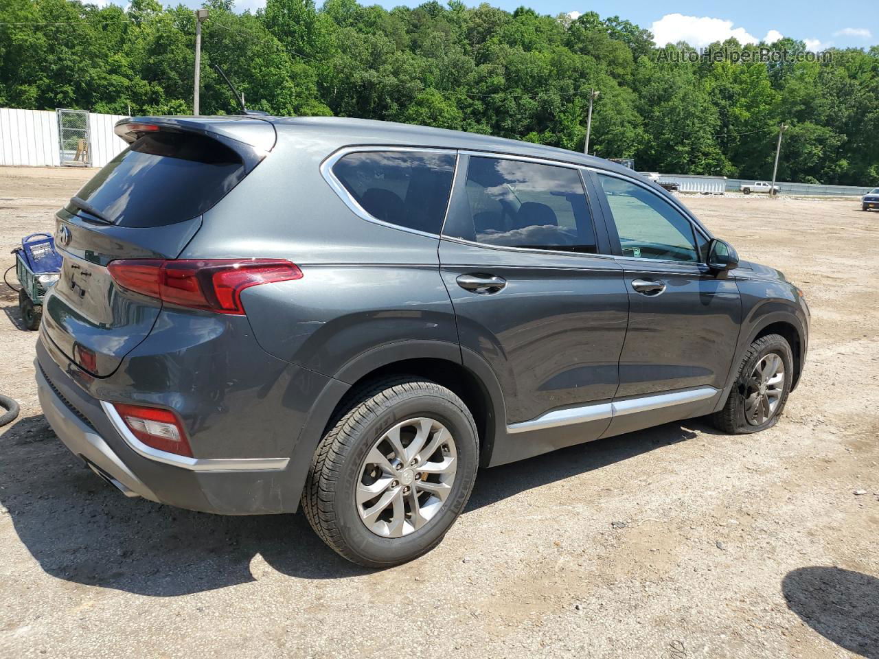 2020 Hyundai Santa Fe Se Gray vin: 5NMS23AD4LH261397