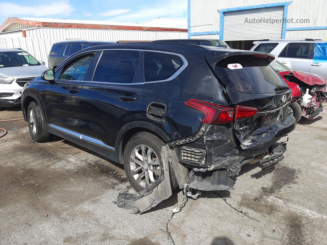 2020 Hyundai Santa Fe Se Black vin: 5NMS2CAD0LH221298