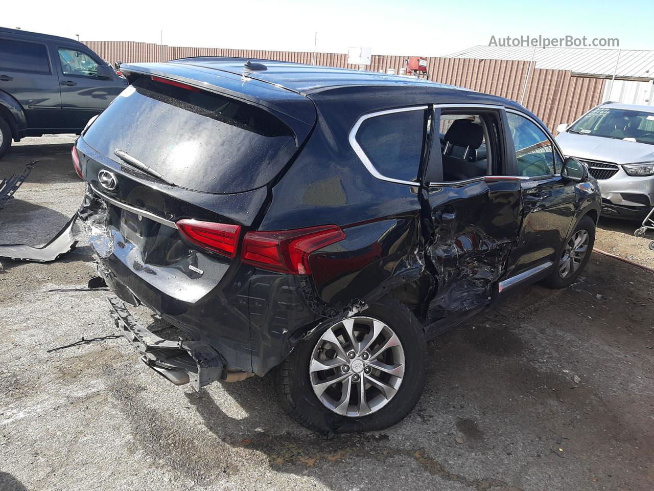 2020 Hyundai Santa Fe Se Black vin: 5NMS2CAD0LH221298