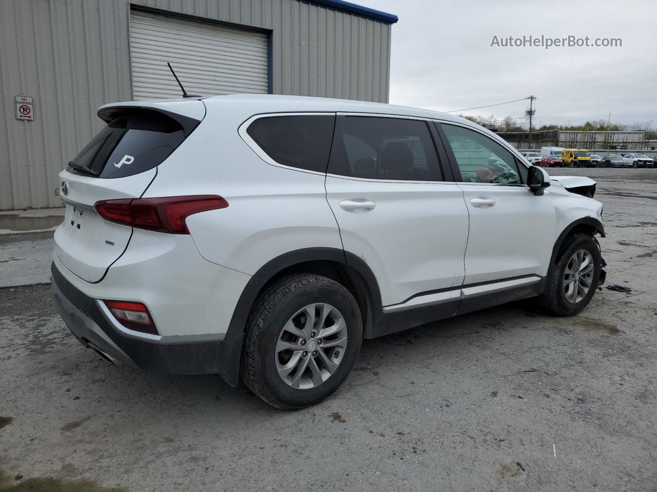 2020 Hyundai Santa Fe Se White vin: 5NMS2CAD1LH148331