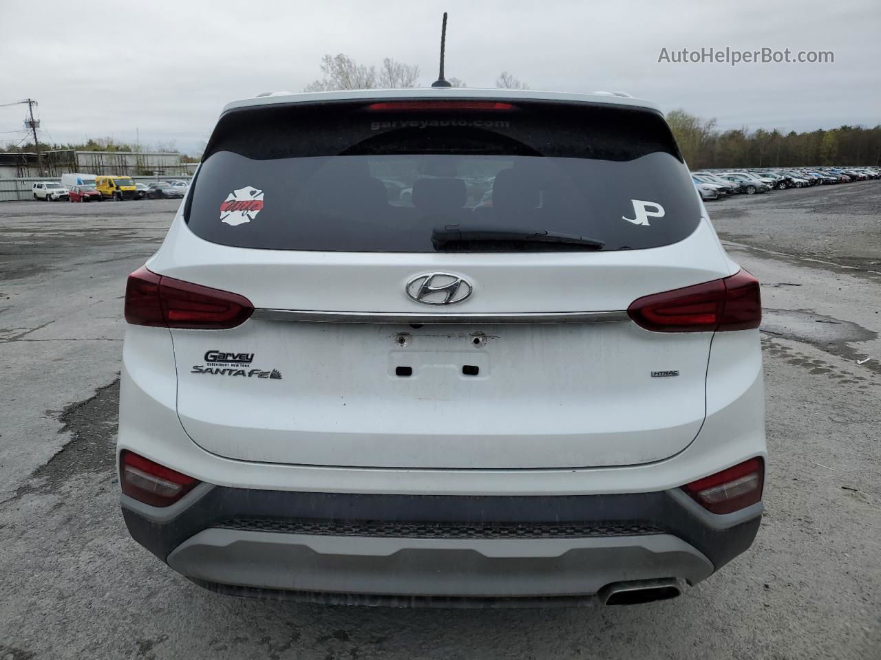 2020 Hyundai Santa Fe Se White vin: 5NMS2CAD1LH148331