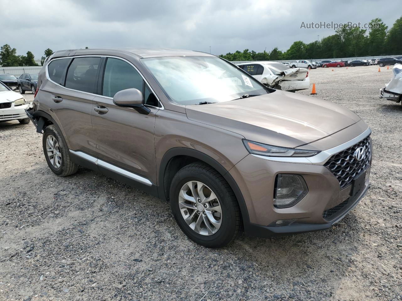 2020 Hyundai Santa Fe Sel Tan vin: 5NMS33AD9LH217862