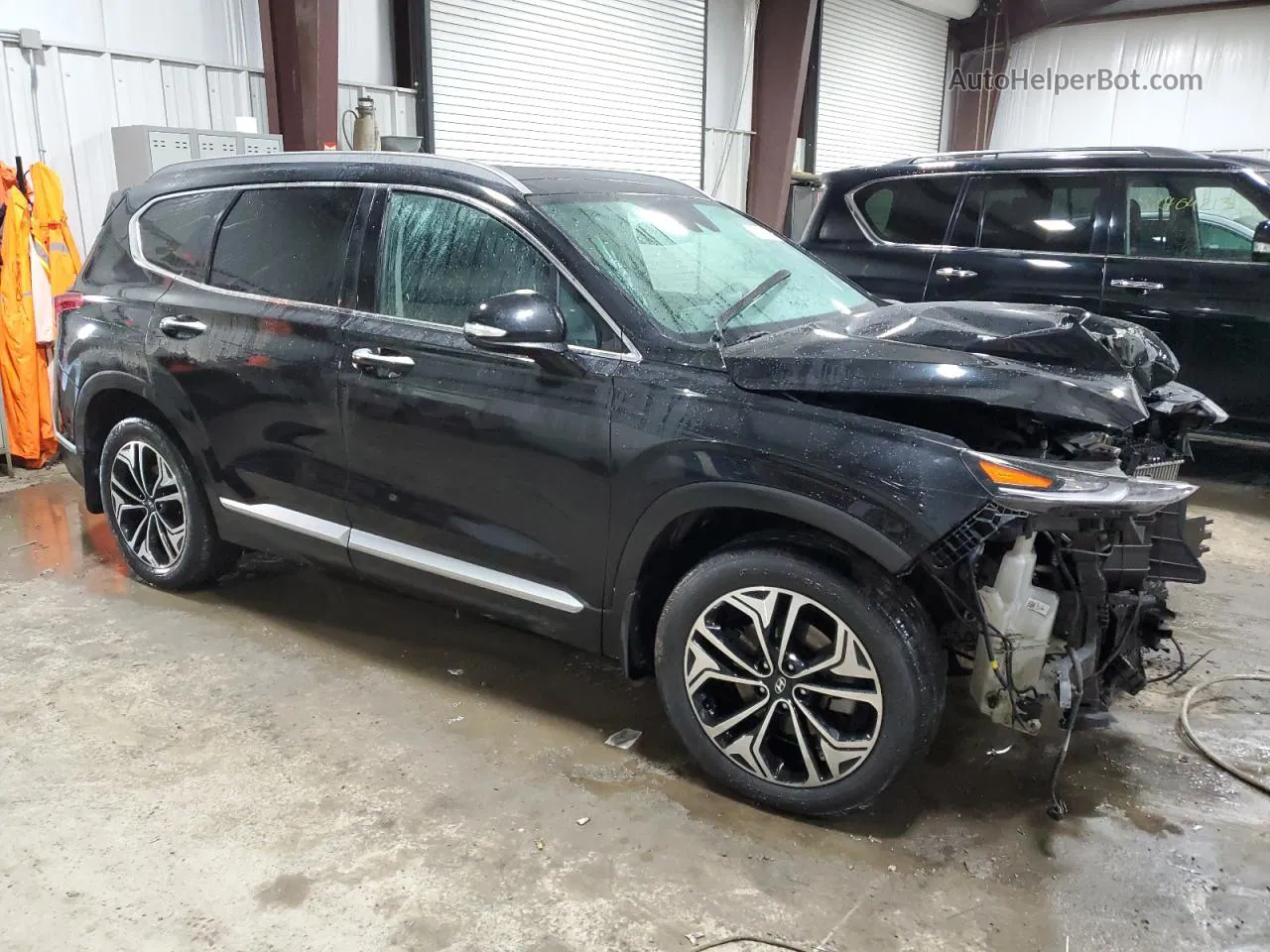 2020 Hyundai Santa Fe Sel Black vin: 5NMS3CAA4LH247003