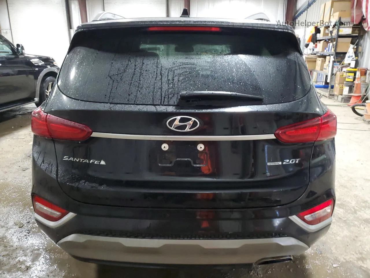 2020 Hyundai Santa Fe Sel Black vin: 5NMS3CAA4LH247003