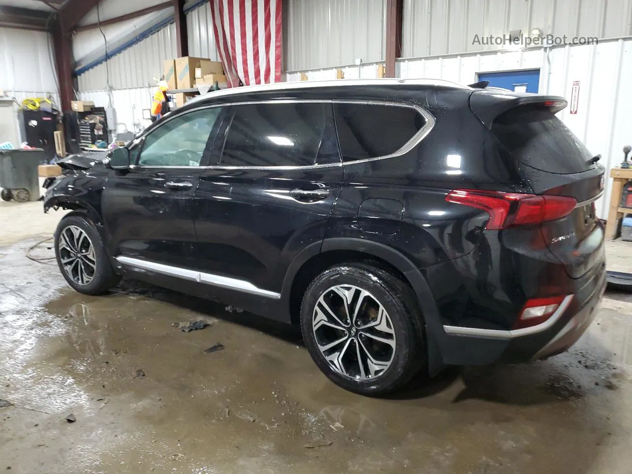 2020 Hyundai Santa Fe Sel Black vin: 5NMS3CAA4LH247003