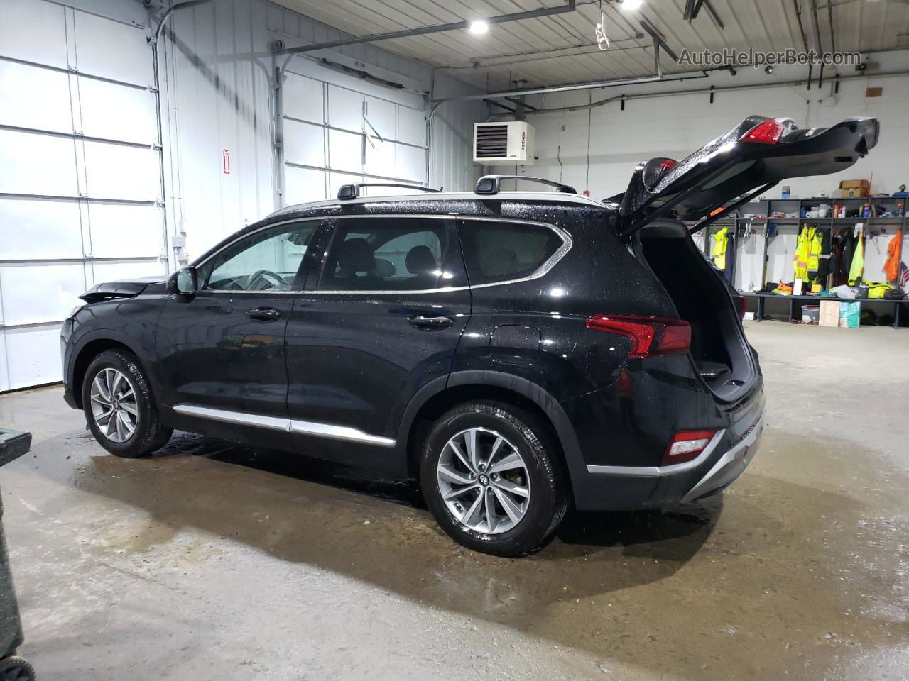 2020 Hyundai Santa Fe Sel Black vin: 5NMS3CAD1LH195694