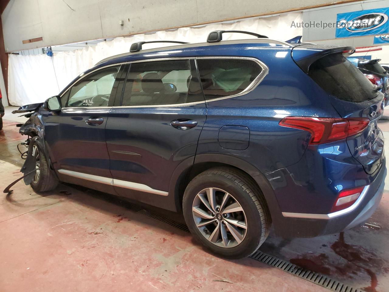 2020 Hyundai Santa Fe Sel Blue vin: 5NMS3CAD3LH196135