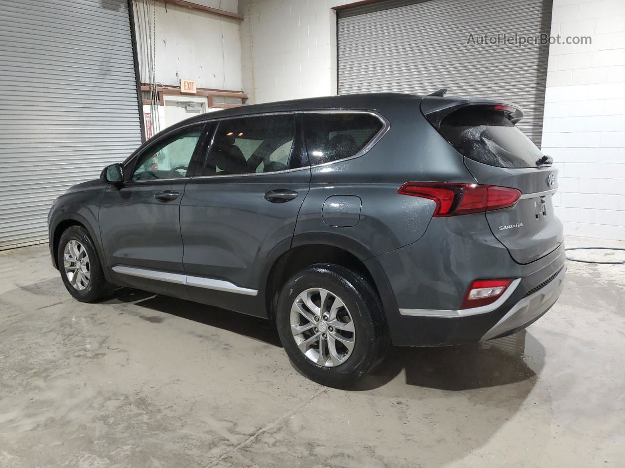 2020 Hyundai Santa Fe Sel Серый vin: 5NMS3CAD4LH215632