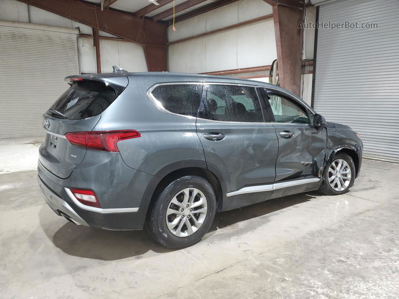 2020 Hyundai Santa Fe Sel Gray vin: 5NMS3CAD4LH215632