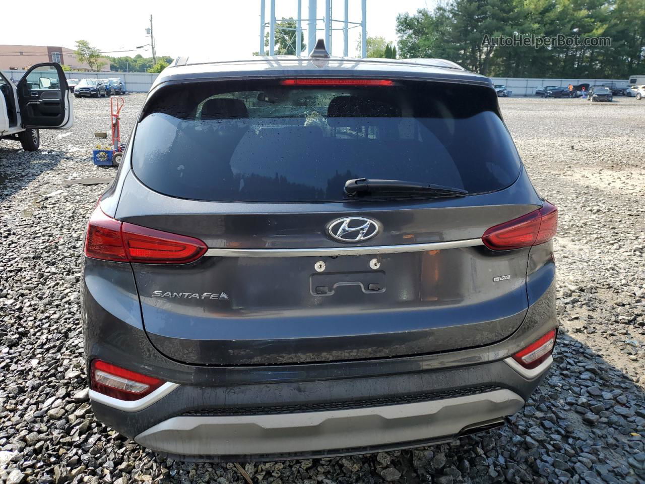 2020 Hyundai Santa Fe Sel Gray vin: 5NMS3CADXLH233522