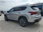 2021 Hyundai Santa Fe Limited Silver vin: 5NMS44AL8MH320332