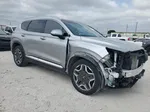 2021 Hyundai Santa Fe Limited Silver vin: 5NMS44AL8MH320332