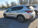 2020 Hyundai Santa Fe Limited Silver vin: 5NMS53AA0LH273947