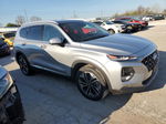 2020 Hyundai Santa Fe Limited Silver vin: 5NMS53AA0LH273947