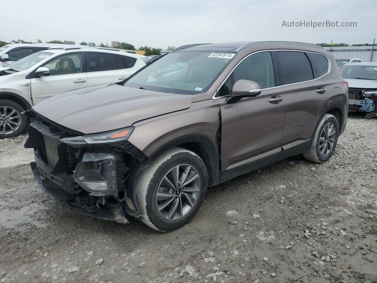 2020 Hyundai Santa Fe Limited Tan vin: 5NMS53AD1LH151124